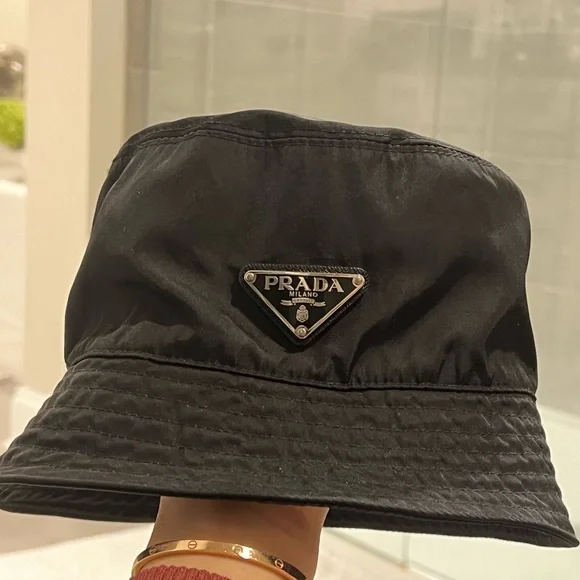 Prada Black Nylon Hat and Bag Duo - Picture 2 of 3